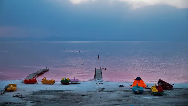 El fantástico lago rosado Urmía de Irán - Sputnik Mundo