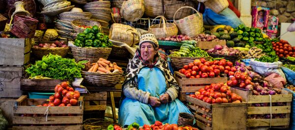 Un mercado en Bolivia - Sputnik Mundo