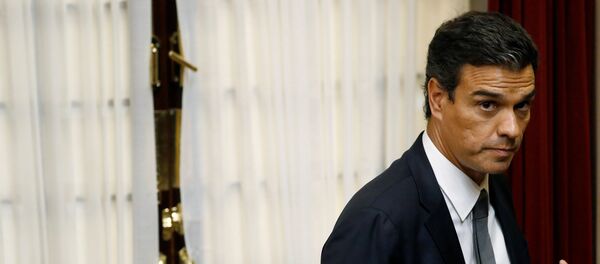 El presidente del Gobierno español Pedro Sánchez El presidente del Gobierno español Pedro Sánchez - Sputnik Mundo