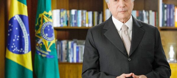 Michel Temer, presidente de Brasil - Sputnik Mundo