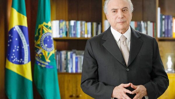 Michel Temer, presidente de Brasil - Sputnik Mundo