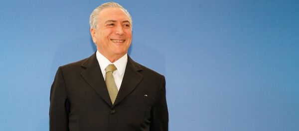 Michel Temer, presidente de Brasil Michel Temer, presidente de Brasil - Sputnik Mundo