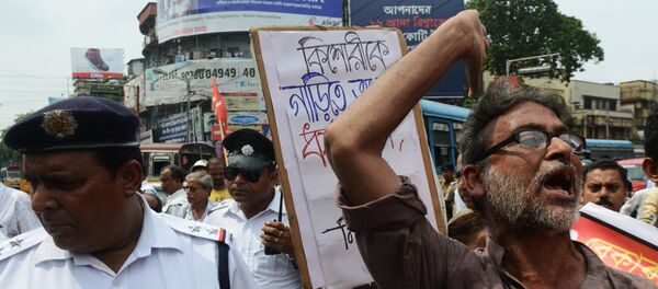 La huelga en la India - Sputnik Mundo