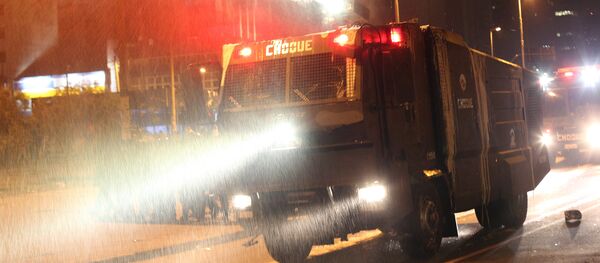 La policía dispersa una manifestación contra Temer en Sao Paulo - Sputnik Mundo