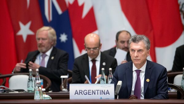 Mauricio Macri, presidente argentino Mauricio Macri, presidente argentino - Sputnik Mundo