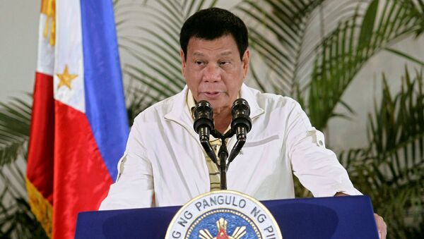 Rodrigo Duterte, presidente de Filipinas Rodrigo Duterte, presidente de Filipinas - Sputnik Mundo