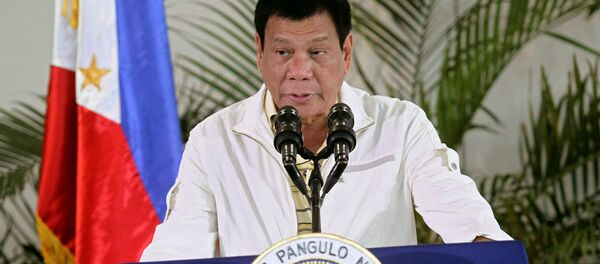 Rodrigo Duterte, presidente de Filipinas Rodrigo Duterte, presidente de Filipinas - Sputnik Mundo
