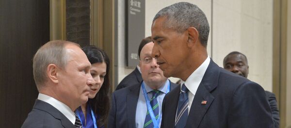 Putin and Obama at G20 Summit in Hangzhou - Sputnik Mundo