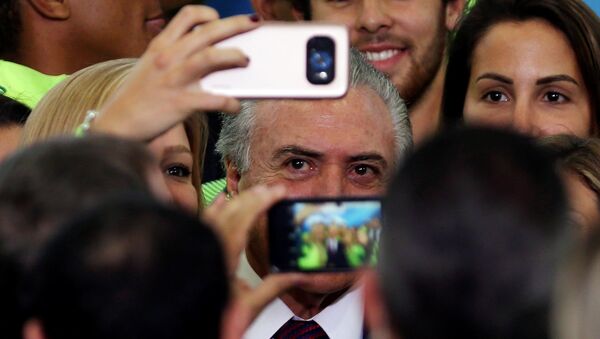 Michel Temer, el presidente de Brasil - Sputnik Mundo