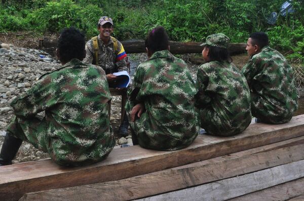 Guerrilleros de las FARC Guerrilleros de las FARC - Sputnik Mundo