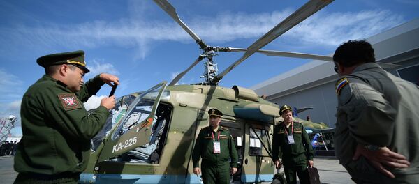 El helicóptero Ka-226T en foro Army-2016 El helicóptero Ka-226T en foro Army-2016 - Sputnik Mundo
