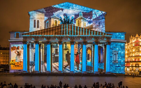 Festival Internacional de Moscú 'Círculo de Luz' 2015. Teatro Bolshói - Sputnik Mundo