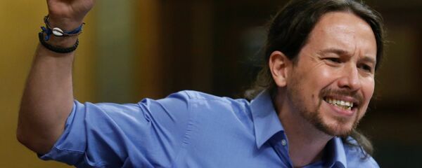 Pablo Iglesias, líder de Podemos - Sputnik Mundo