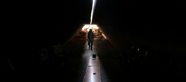 Un combatiente de las Fuerzas Democráticas Sirias (archivo) - Sputnik Mundo