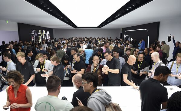 La esperada presentación del nuevo iPhone 7 - Sputnik Mundo
