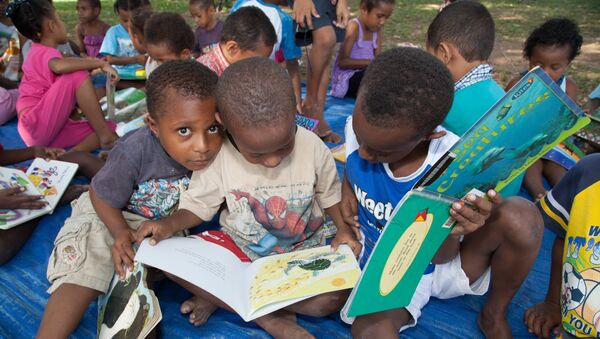 Niños de Papúa Nueva Guinea - Sputnik Mundo