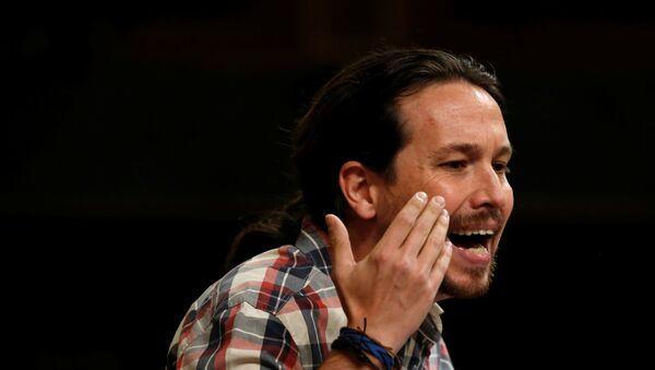 Pablo Iglesias, líder de Podemos - Sputnik Mundo