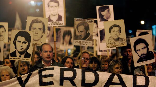 Marcha de Silencio en conmemoración de las víctimas de la dictadura de 1973-1985, 20 de mayo de 2088, Montevideo, Uruguay - Sputnik Mundo