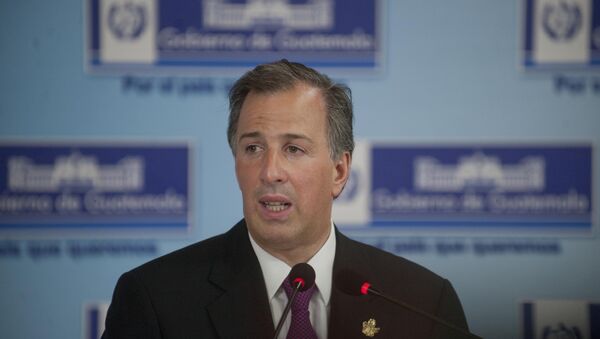 José Antonio Meade, precandidato presidencial del gobernante Partido Revolucionario Institucional (archivo) - Sputnik Mundo