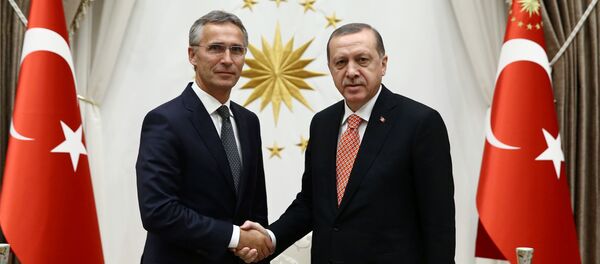 Secretario general de la OTAN, Jens Stoltenberg, y presidente de Turquía, Recep Tayyip Erdogan - Sputnik Mundo
