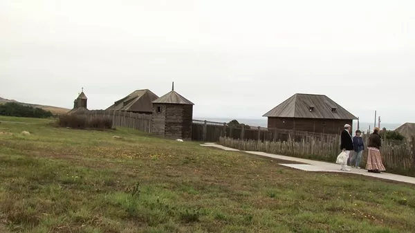 The stockade at Fort Ross. The stockade at Fort Ross. - Sputnik Mundo