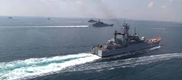 Buques de la Flota rusa del Mar Negro y de la Flotilla del Caspio (archivo) - Sputnik Mundo