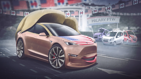 Hillary Clinton según Carwow - Sputnik Mundo