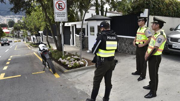 Policías de Ecuador - Sputnik Mundo