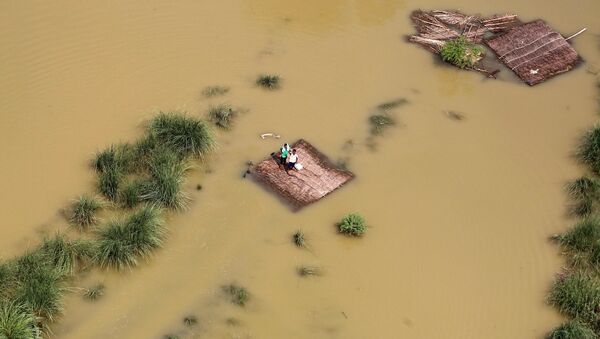 Consecuencias de las fuertes inundaciones en la India - Sputnik Mundo