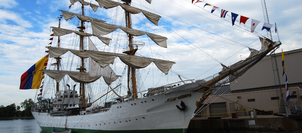 El buque escuela perteneciente a la Armada de Colombia - Sputnik Mundo