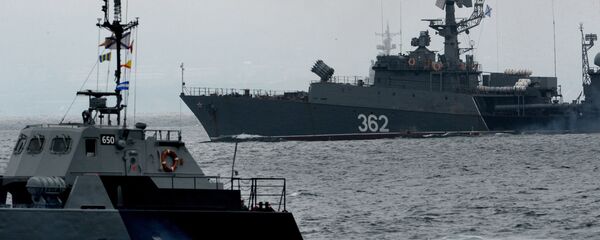 Buques de la Flota rusa del Pacífico (archivo) - Sputnik Mundo