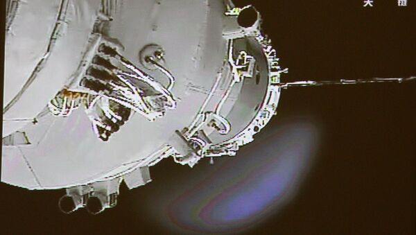 El modulo chino Tiangong-1 (archivo) - Sputnik Mundo