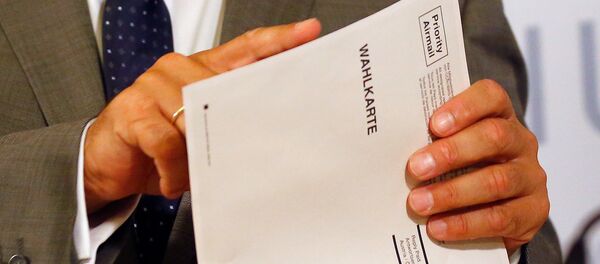 Una papeleta para las elecciones en Austria - Sputnik Mundo