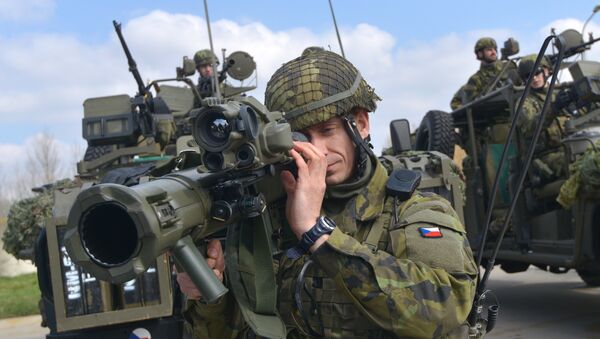 Las maniobras de la OTAN en la República Checa (archivo) - Sputnik Mundo