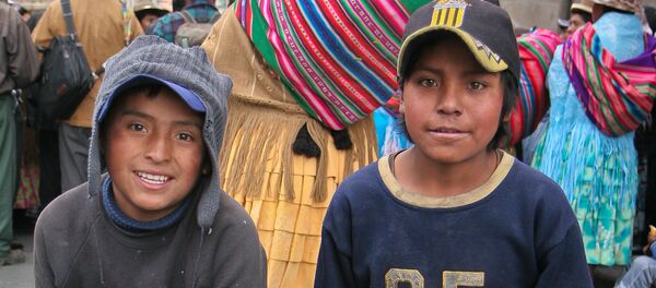 Niños en Bolivia - Sputnik Mundo