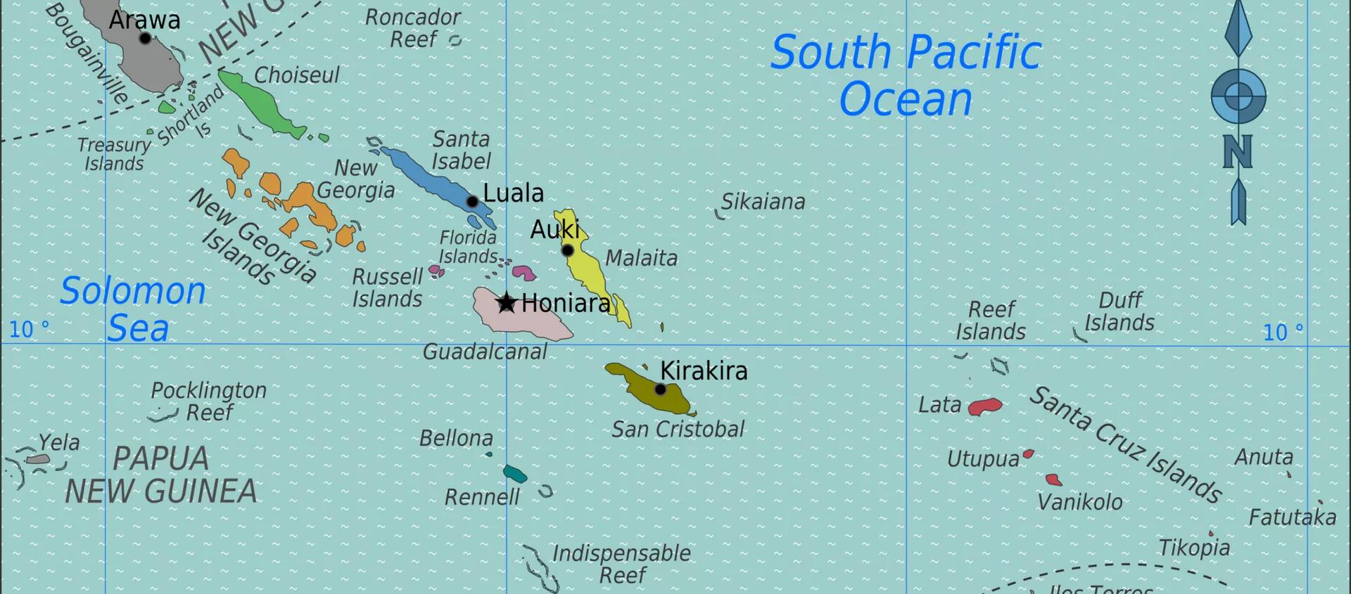Las Islas Salomón Las Islas Salomón - Sputnik Mundo, 1920, 14.09.2016