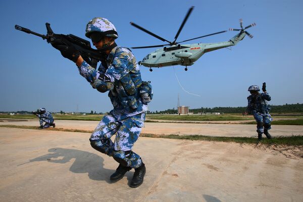 Arrancan las maniobras militares ruso-chinas Interacción Marítima 2016 - Sputnik Mundo