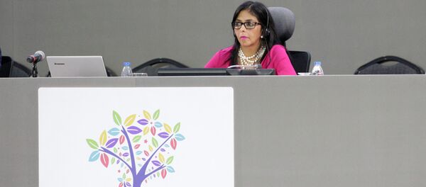Delcy Rodríguez, ministra de Exteriores de Venezuela - Sputnik Mundo