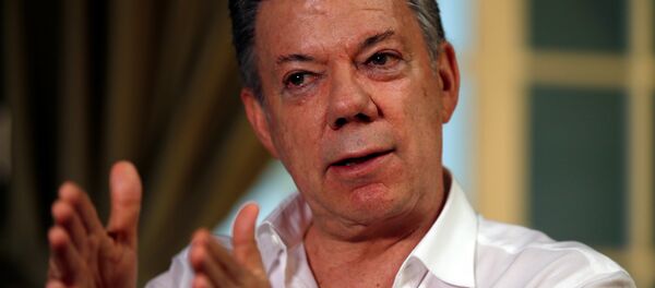 Juan Manuel Santos, presidente de Colombia Juan Manuel Santos, presidente de Colombia - Sputnik Mundo