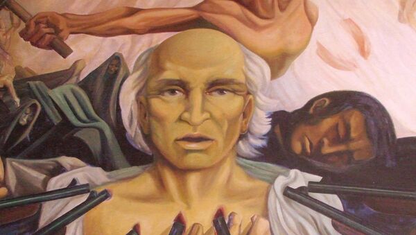 Mural de Hidalgo, México - Sputnik Mundo