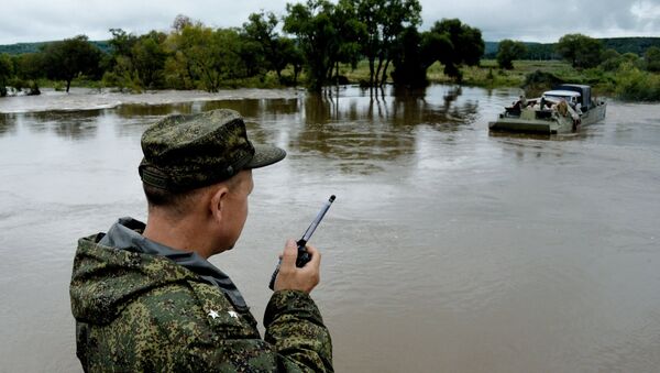 Consecuencias del tifón Lionrock en la región rusa de Primorie - Sputnik Mundo