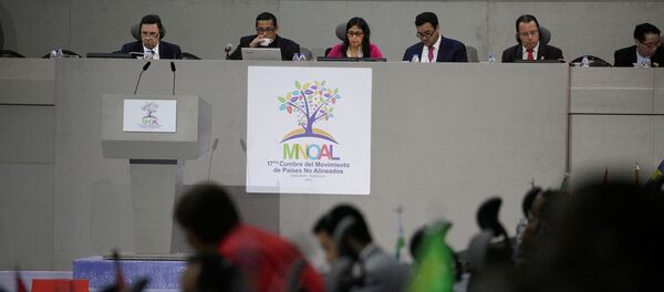 Delcy Rodríguez, ministra de Exteriores de Venezuela, en la cumbre de MNOAL - Sputnik Mundo