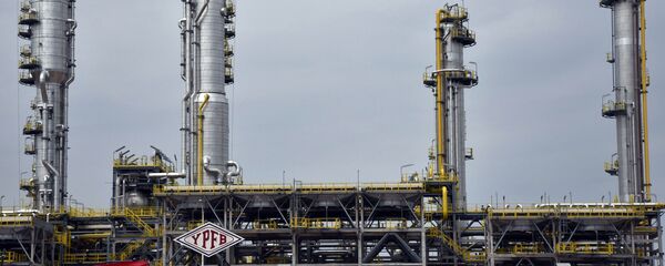 La planta de gas de Carlos Villegas, en Bolivia - Sputnik Mundo