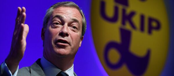 Nigel Farage, líder del Partido por la Independencia de Reino Unido - Sputnik Mundo