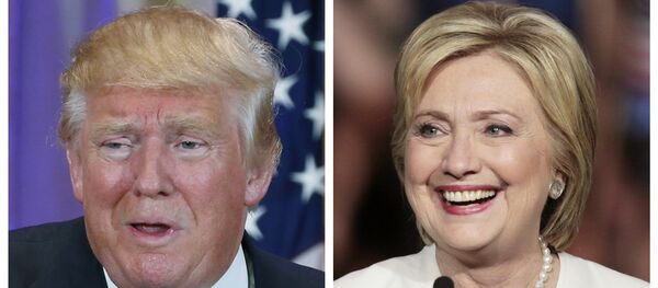 Donald Trump y Hillary Clinton - Sputnik Mundo