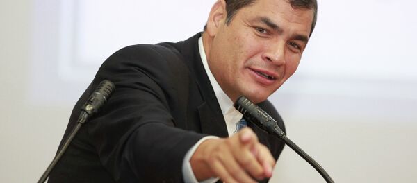 Rafael Correa, expresidente de Ecuador (archivo) Rafael Correa, expresidente de Ecuador (archivo) - Sputnik Mundo
