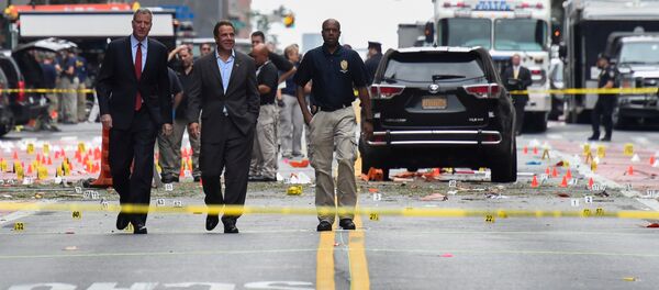 Lugar de la explosión en Nueva York - Sputnik Mundo