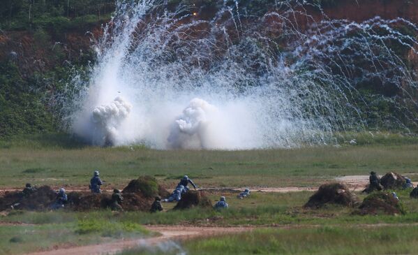 Las maniobras conjuntas de Rusia y China 'Cooperación Marítima 2016' - Sputnik Mundo