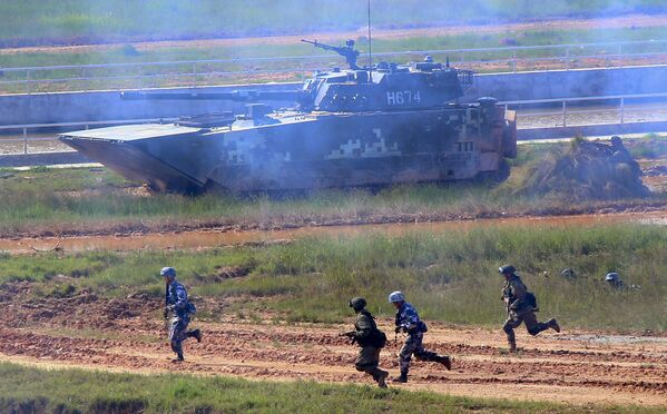 Las maniobras conjuntas de Rusia y China 'Cooperación Marítima 2016' - Sputnik Mundo