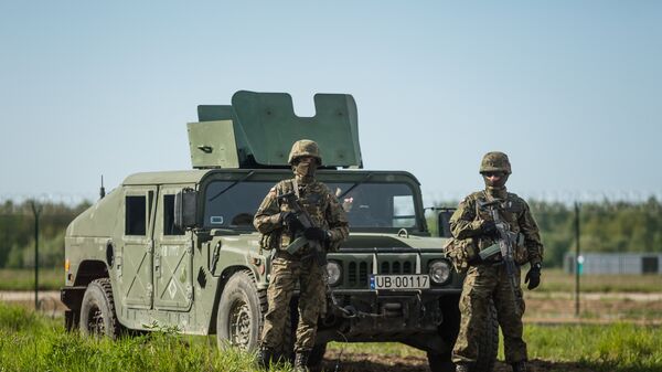 Soldados en Polonia (archivo) - Sputnik Mundo